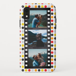 Retro Filmstrip farbenfroh Polka Dot Foto Collage Case-Mate iPhone Hülle