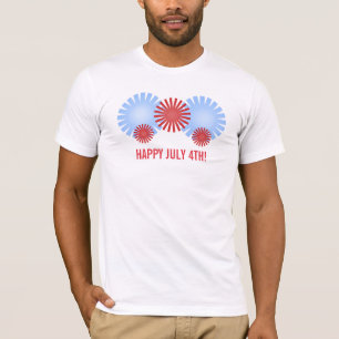 Retro Fireworks Men-T-Shirt T-Shirt