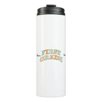 Retro First Grade Back to School Typography Thermosbecher