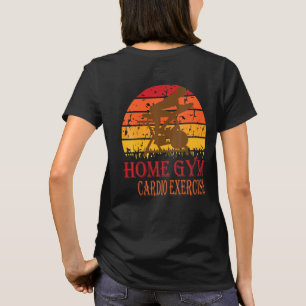 Retro Fitness Bike Zuhause Gym Cardio Übungsrad T-Shirt