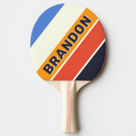 Retro Five Bold mit Name Tischtennis Schläger