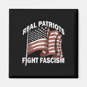 Retro-Flagge der USA Lustig Echte Patrioten kämpfe Magnet