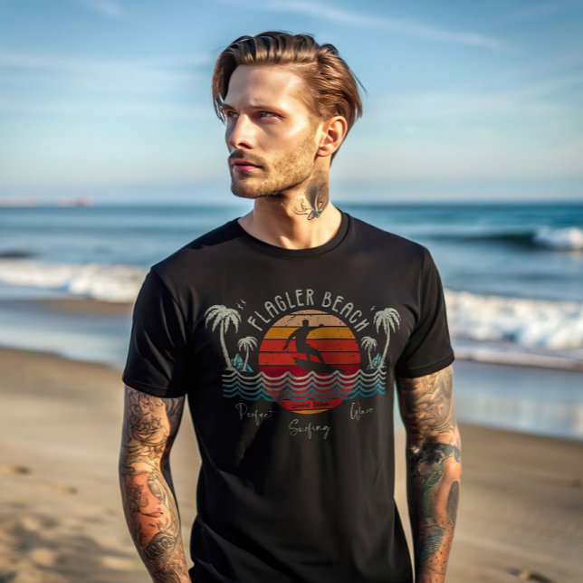 Retro Flagler Beach T-Shirt (Von Creator hochgeladen)