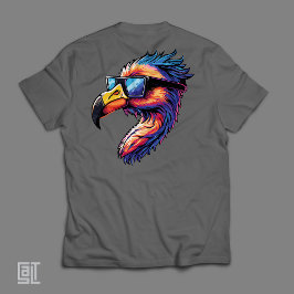Retro Flamingo mit Sonnenbrille Classic Chill Vibe T-Shirt