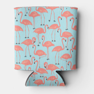 Retro Flamingo Sommer-Retro am Pool in Miami Dosenkühler