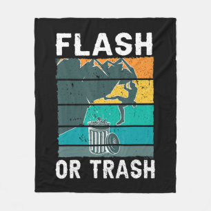 Retro Flash oder Trash Fun Rock Klettersteig Bo Fleecedecke