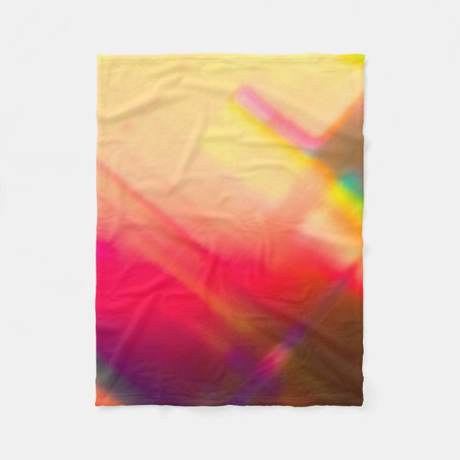 Retro  fleecedecke (Vorderseite)