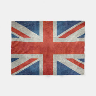 Retro Fleecedecke der BRITISCHEN britischen