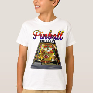 Retro-Flipperautomat-Design-T-Shirt T-Shirt