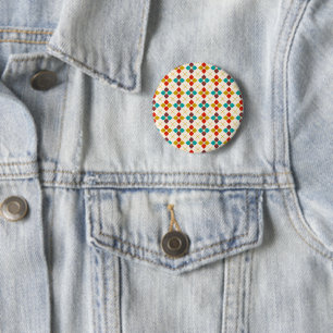 Retro Floral Button