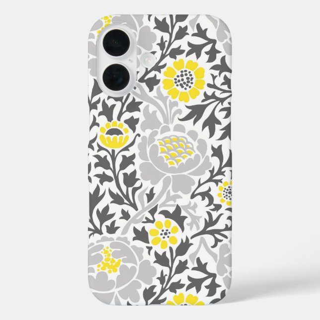 Retro Floral Damask Case-Mate iPhone Hülle (Rückseite)