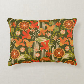 Retro floral - dekokissen