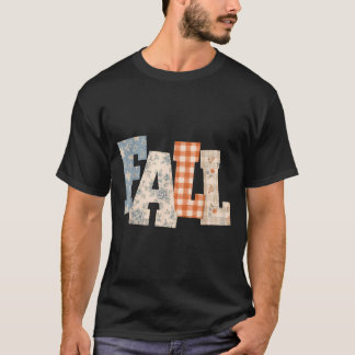 Retro floral Herbst ist die Saison gemütlicher Her T-Shirt