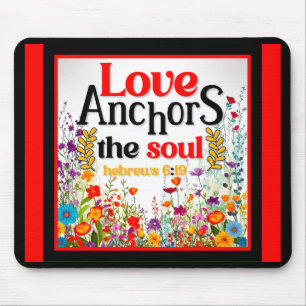 Retro Floral Inspiration Mousepad