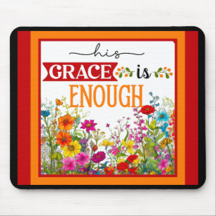 Retro Floral Inspiration Mousepad