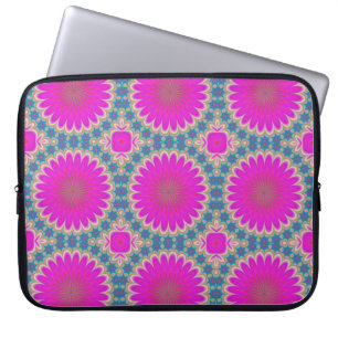 Retro Floral Mandala Psychedelic Blume Laptopschutzhülle