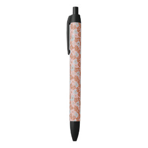 Retro Floral Nahtloses Muster Kugelschreiber