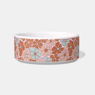 Retro Floral Nahtloses Muster Napf