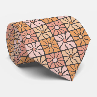 Retro Floral Spring Garden Neck Tie Krawatte