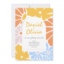 Retro Floral Wedding