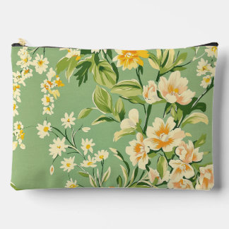 Retro Floral  Zubehörtasche
