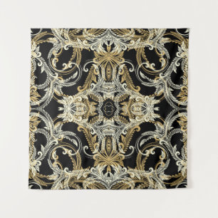 Retro floraler Hintergrund. Vintage Darstellung.  Wandteppich