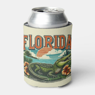 Retro Florida Alligator Dosenkühler