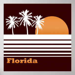 Retro-Florida-Plakat Poster