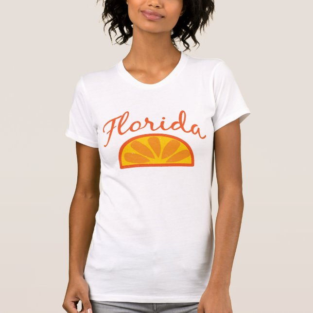 Retro Florida-Staats-Shirt T-Shirt (Vorderseite)