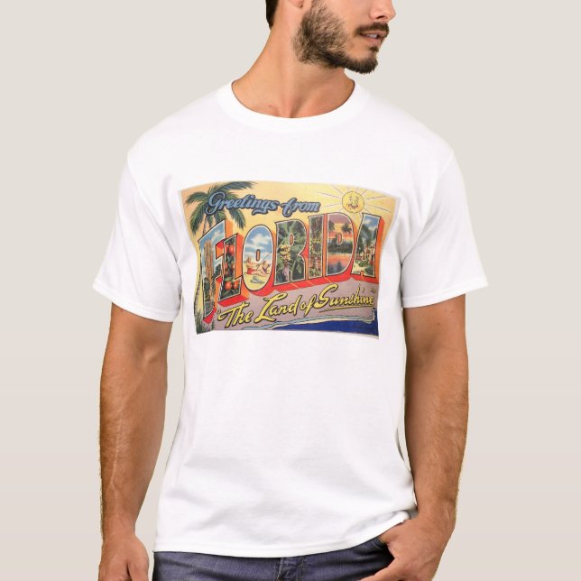 Retro Florida  T-Shirt (Vorderseite)