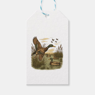 Retro-Flug-Entenjagd Geschenkanhänger