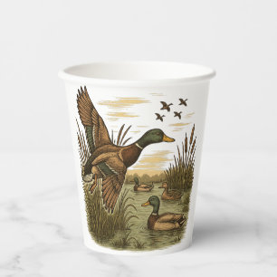 Retro-Flug-Entenjagd, Pappbecher