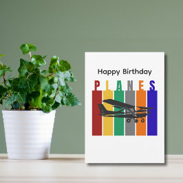 Retro-Flugzeug Cessna Luftfahrt Geburtstag