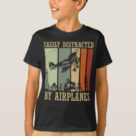 Retro-Flugzeug T-Shirt