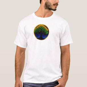 Retro-Flüstersonnenblume – Handtexturierte Botanik T-Shirt