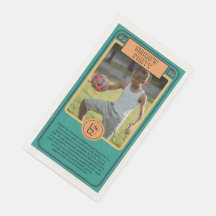 Retro Football Card inspiriertes Boy Party