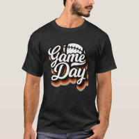 Retro Football Game Day Funny Team Sports gibt mir