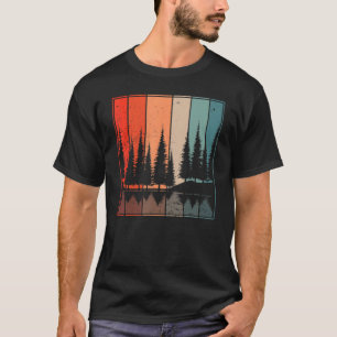 Retro Forest Outdoor Wandern Natur 1 T-Shirt