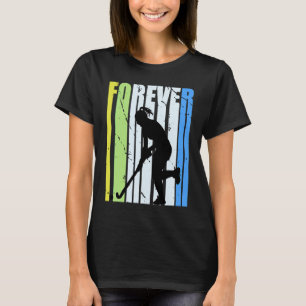 Retro Forever Hockey Vintag beängstigend Saisonfan T-Shirt