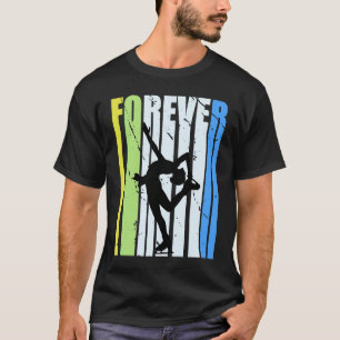 Retro Forever Ice Skaten Vintage Seaso gestört T-Shirt