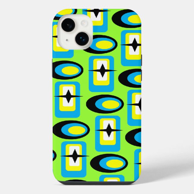 Retro-Formen iPhone Hülle (Rückseite)