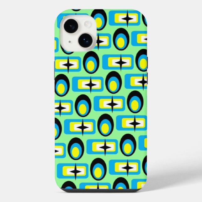 Retro-Formen iPhone Hülle (Rückseite)