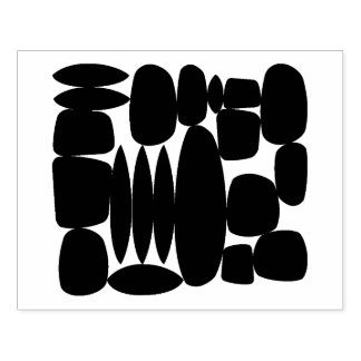Retro-Formen-Stempel Gummistempel