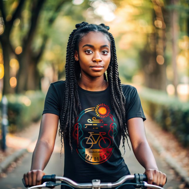 Retro Fort Desoto Bike Bahn T-Shirt (Von Creator hochgeladen)