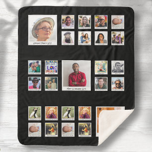 Retro-FotoCollage Sherpadecke