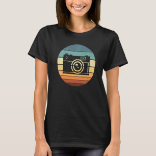 Retro-Fotografie Vintage Kameramann Fotograf T-Shirt