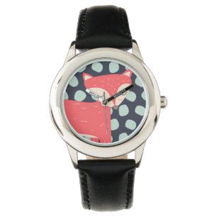 Retro Fox Armbanduhr