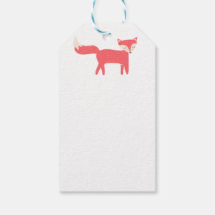 Retro Fox Geschenkanhänger