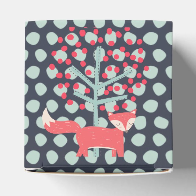 Retro Fox Geschenkschachtel (Oben)