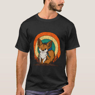 Retro Fox Lover Funny Animal für Männer Frauen Fur T-Shirt